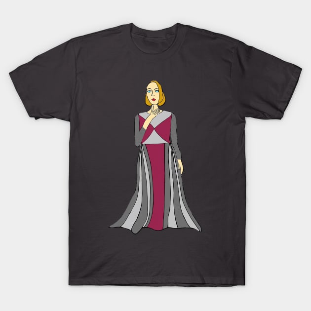 Empowered Woman - Evening Dress - Evening Moment T-Shirt by drawkwardly